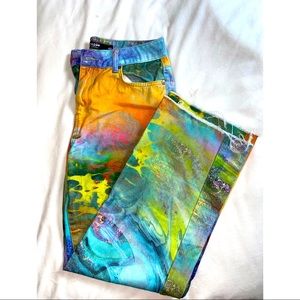 Jaded London Acid Wash Pants